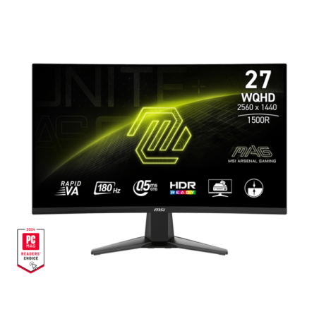 MSI MAG 27CQ6F 27" 180Hz 0.5ms 2K Curved Moniteurs Gamer MSI Maroc
