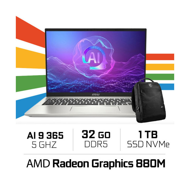 MSI Prestige A16 AI+ A3HMG-209MA AMD Ryzen AI 9 365/32GB DDR5/1TB S...