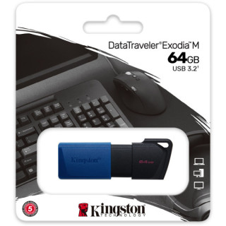Clé USB Kingston 64GB DataTraveler Exodia M USB Stockage externe Ki...