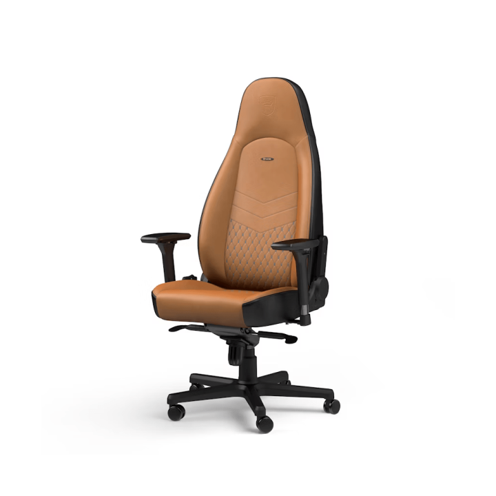Noblechairs ICON Real Leather Cognac/Black Chaise gamer Noblechairs...