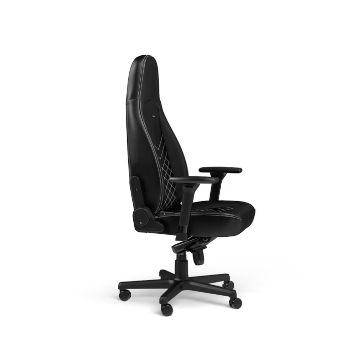 Noblechairs ICON Black/Platinum White Chaise gamer Noblechairs Maroc