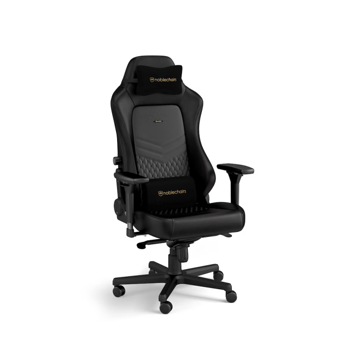 Noblechairs HERO Real Leather Black Chaise gamer Noblechairs Maroc